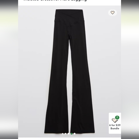 Aerie High Waisted Crossover Flare Legging - Picture 3 of 5